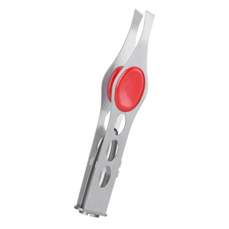 LED Illuminated Eyebrow Tweezers, Eyebrow Tweezers, Eyelash Tweezers, Beauty Tweezers for Trimming and Plucking Hair.